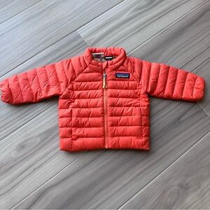 Patagonia Kids Puffer Jacket in Coral